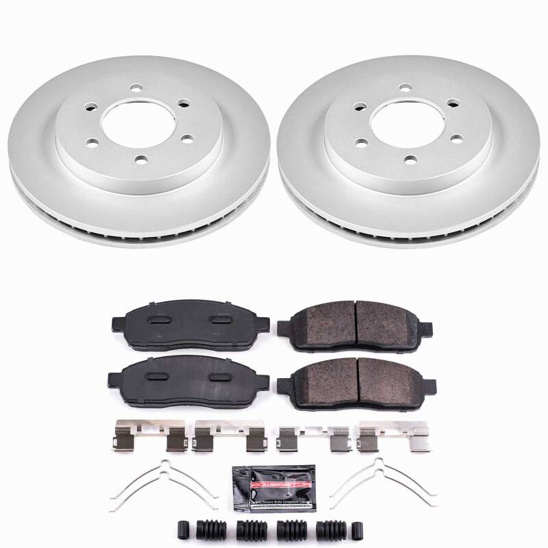Power Stop 04-08 Ford F-150 Front Z23 Coated Brake Kit - CPK1943-23