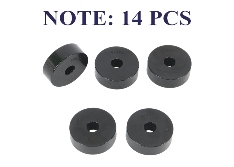 Whiteline 1959-1973 Jeep CJ5 Body Mount Bushing Set - W93478
