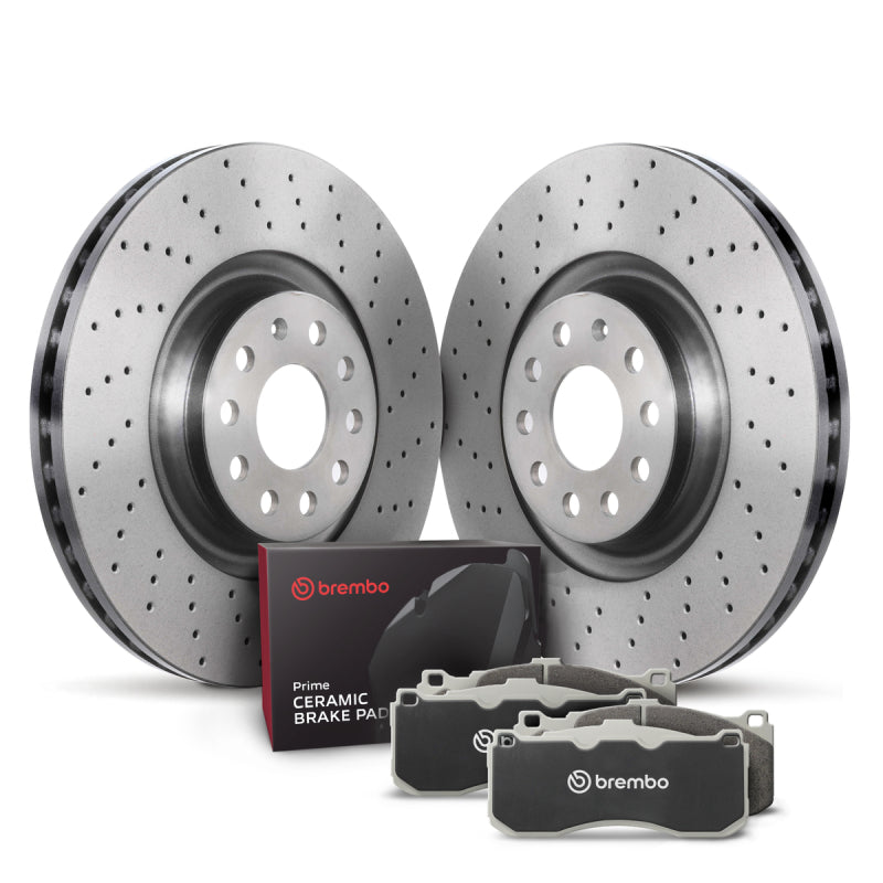 Brembo OE 15-20 Audi A3 Quattro/19-23 Q3/15-20 S3/16-23 TTS Quattro/19-23 Arteon Rear Disc Brake Kit - KTX0136