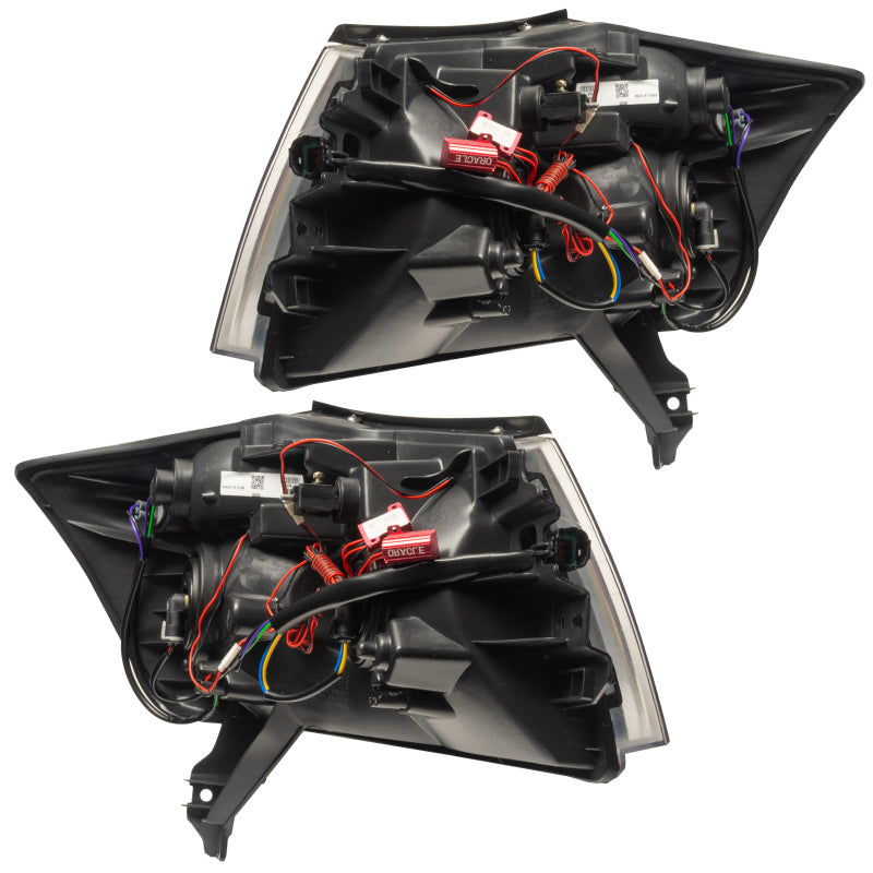 Oracle Lighting 08-15 Nissan Armada Pre-Assembled LED Halo Headlights -Red SEE WARRANTY - 8106-003