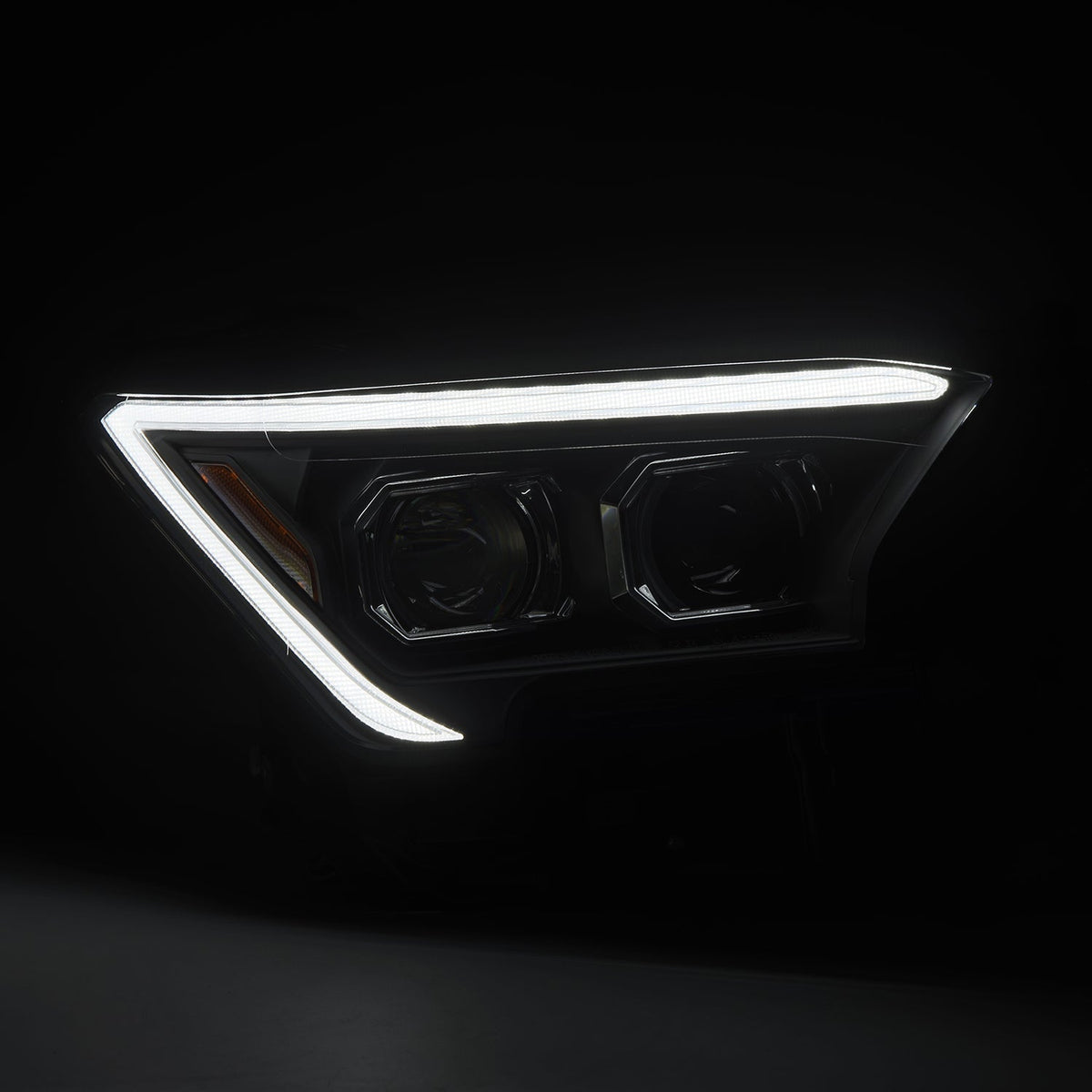 AlphaRex 2024 Toyota Tacoma LUXX-Series Projector Headlights (Pair) - Black w/Activation Light - 880329 for 2024 Toyota Tacom