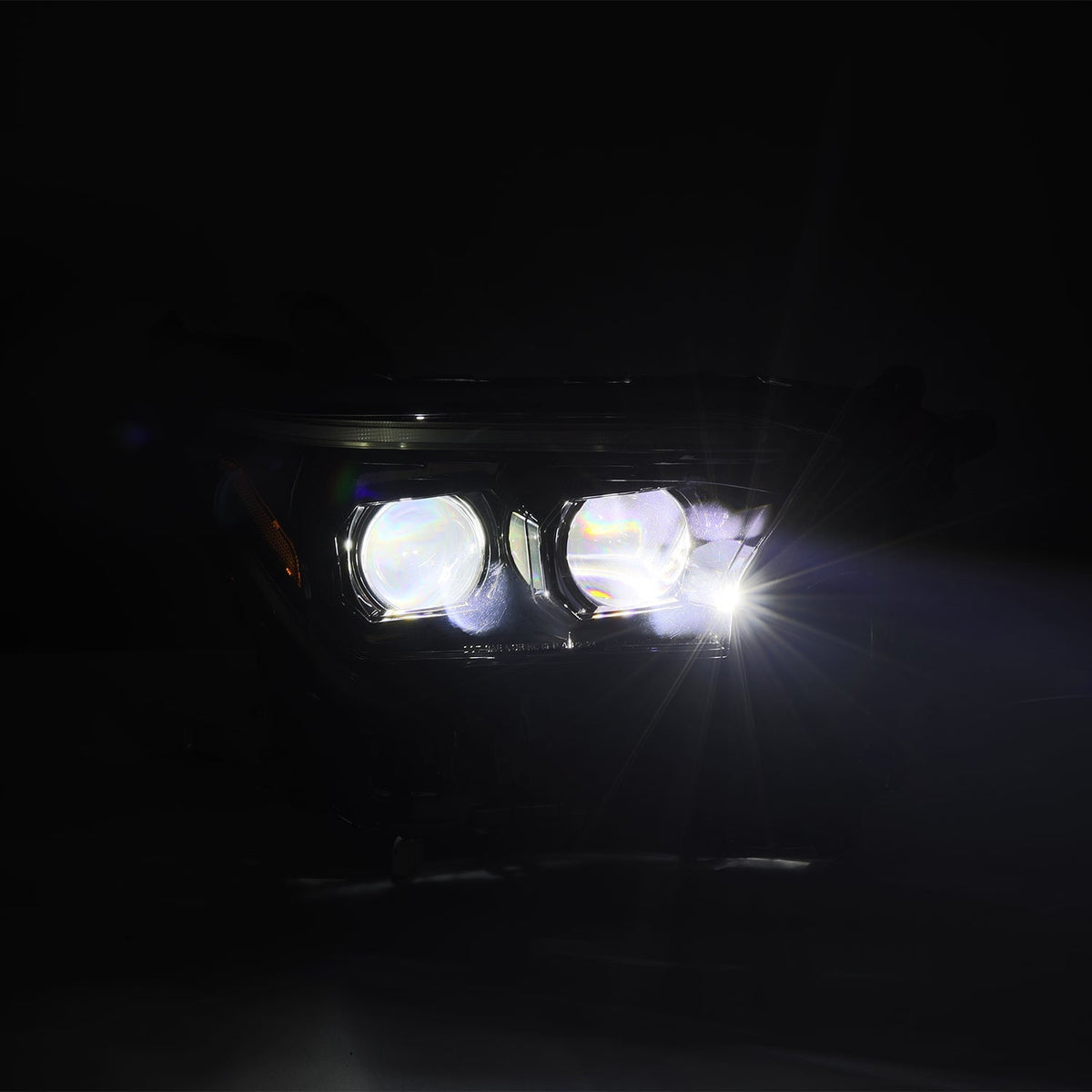 AlphaRex 2024 Toyota Tacoma LUXX-Series Projector Headlights (Pair) - Black w/Activation Light - 880329 for 2024 Toyota Tacom