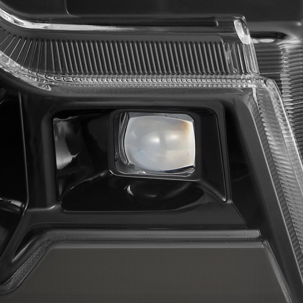 AlphaRex 24-26 Ford Ranger NOVA LED Proj Headlights Alpha Blk w/Activ Light/Seq Signal/Switchback - 880892 for 2024-2026 Ford