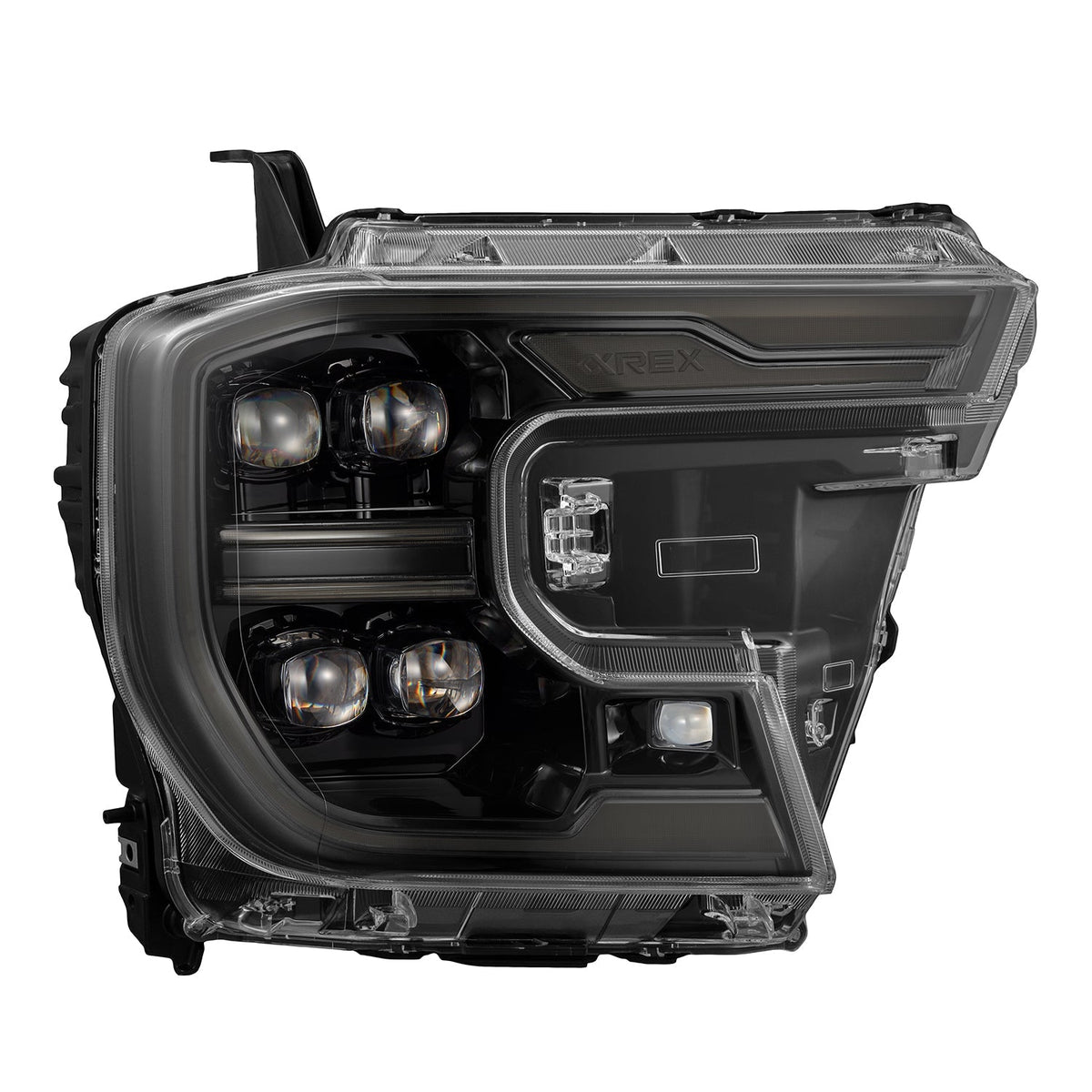 AlphaRex 24-26 Ford Ranger NOVA LED Proj Headlights Alpha Blk w/Activ Light/Seq Signal/Switchback - 880892 for 2024-2026 Ford