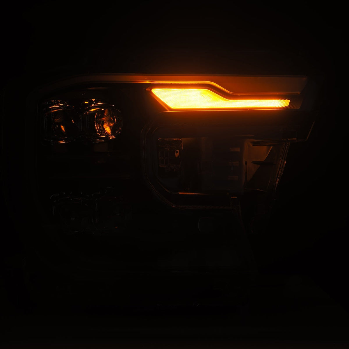 AlphaRex 24-26 Ford Ranger NOVA LED Proj Headlights Blk w/Activ Light/Seq Signal/Switchback - 880893 for 2024-2026 Ford Range