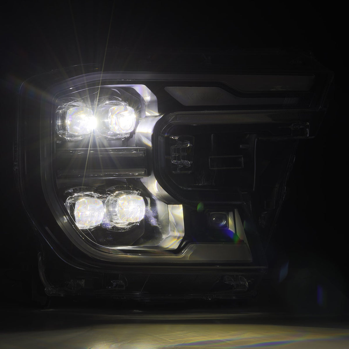 AlphaRex 24-26 Ford Ranger NOVA LED Proj Headlights Blk w/Activ Light/Seq Signal/Switchback - 880893 for 2024-2026 Ford Range
