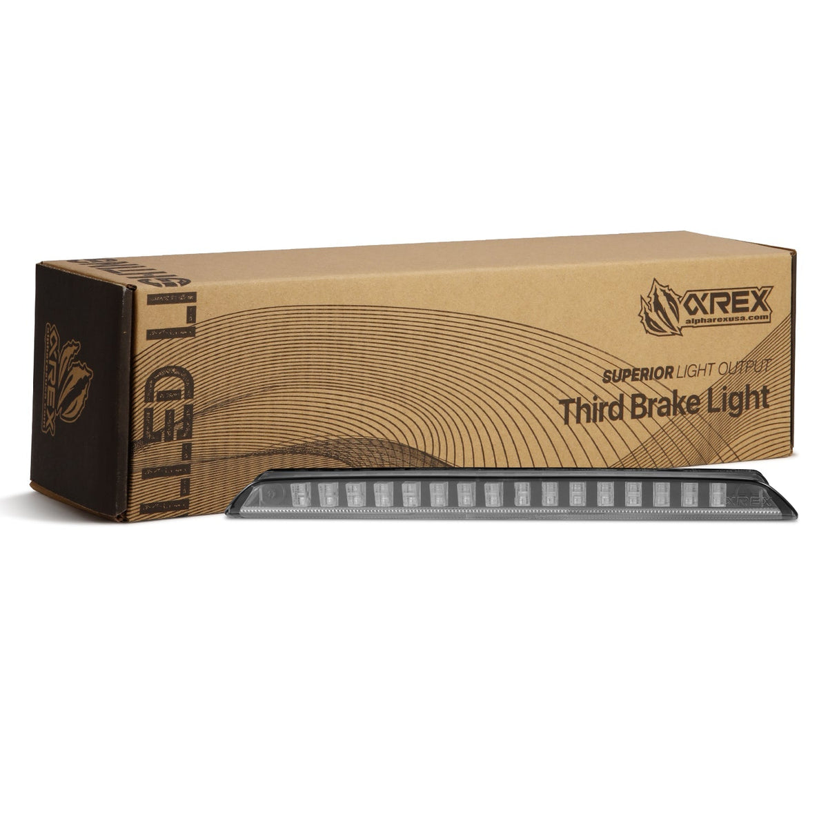 AlphaRex 25-26 Toyota 4Runner LED 3rd Brake Light - Black - 220088