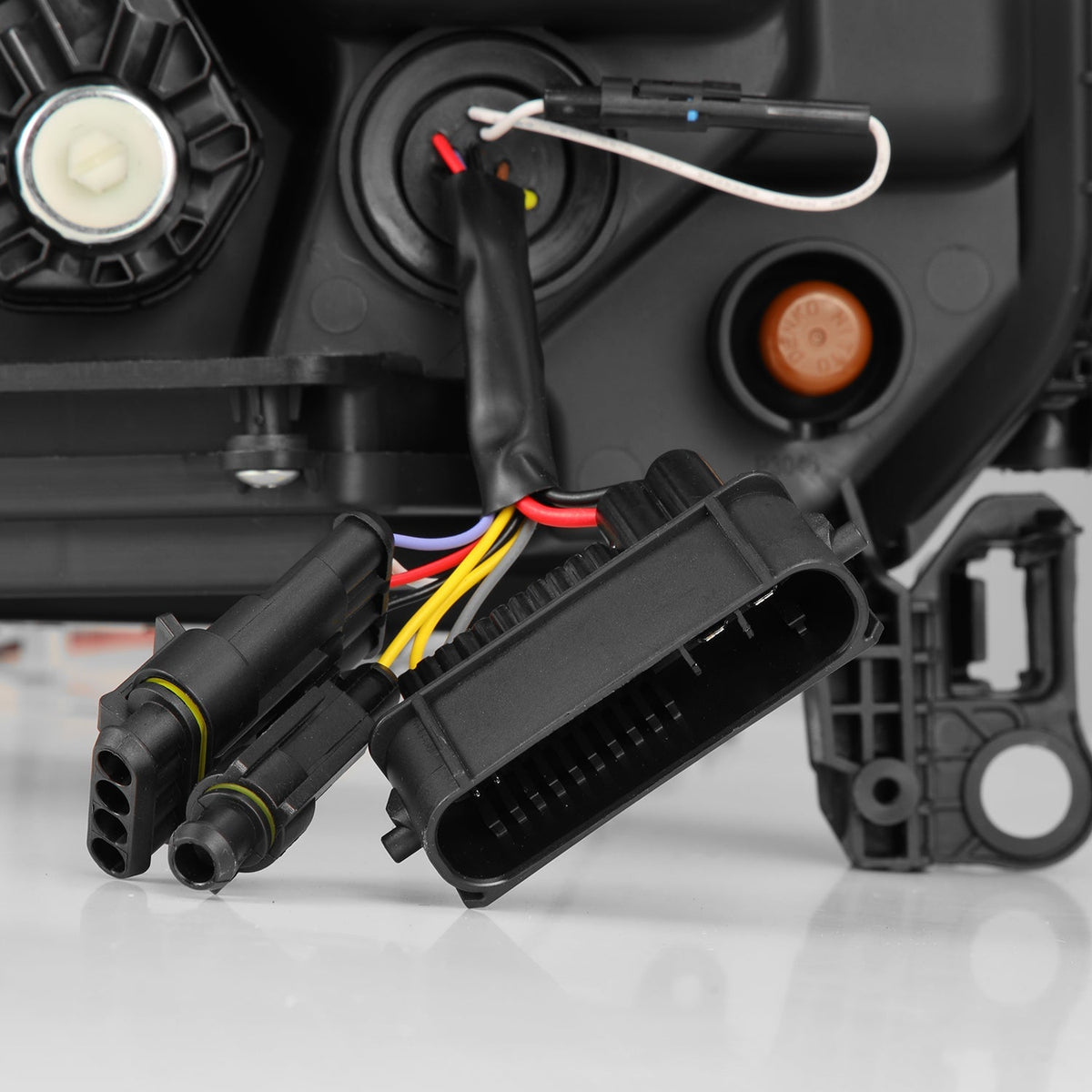 AlphaRex 24-26 Toyota LC Heritage LUXX LED Proj Headlight Alpha Blk  w/Activ Lt/Seq Signal/Switchbk - 880898