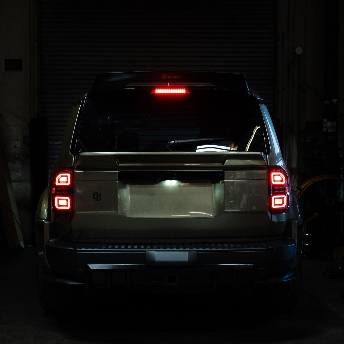 AlphaRex 2024+ Toyota Land Cruiser NOVA Series LED Third Brake Light Alpha - Black - 220089