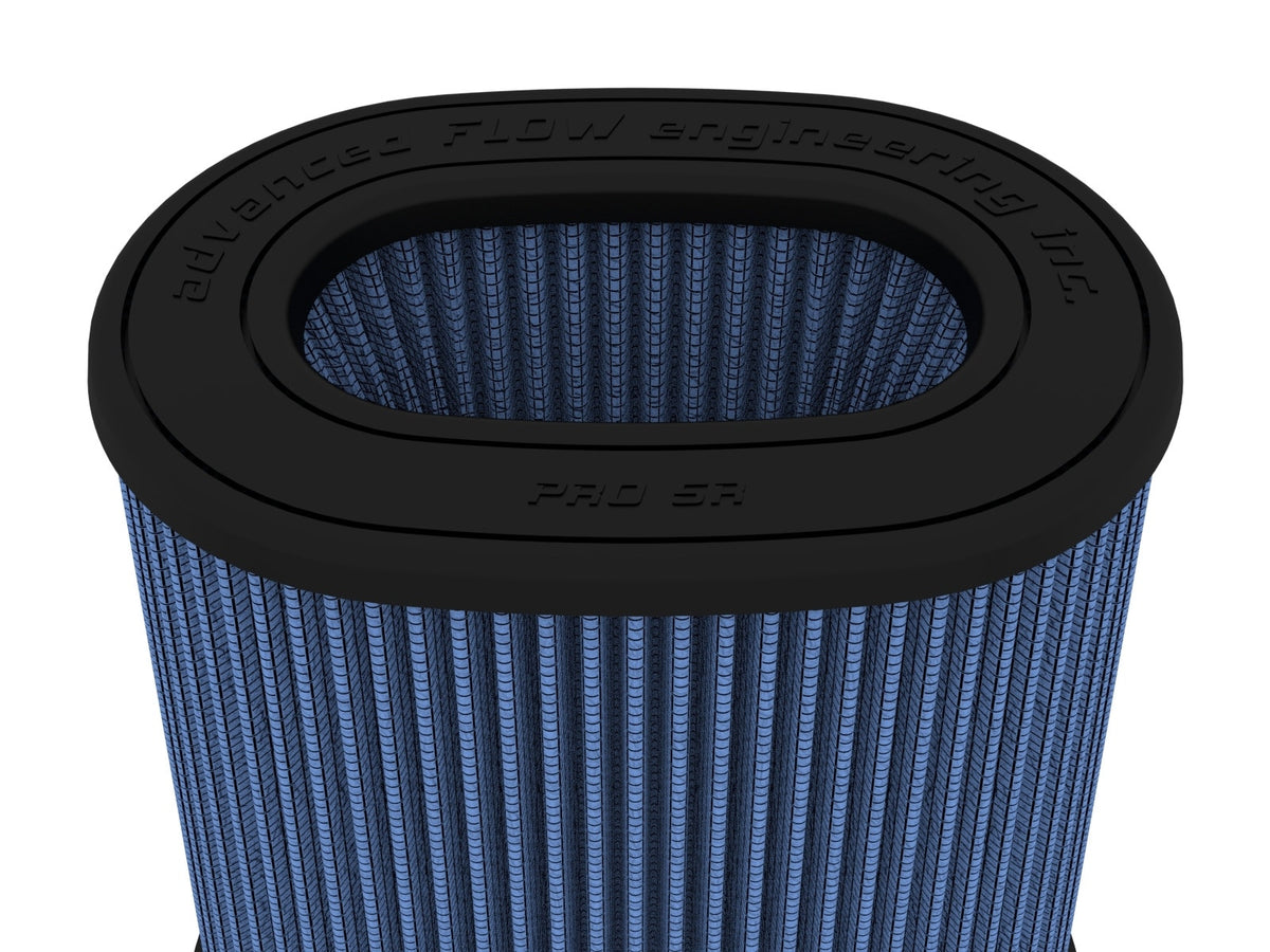 aFe MagnumFLOW Air Filter Pro 5 R 6.75inX4.75in F x 8.25inX6.25in B (INV) x 7.25X5in T (INV) x 9in - 24-91092
