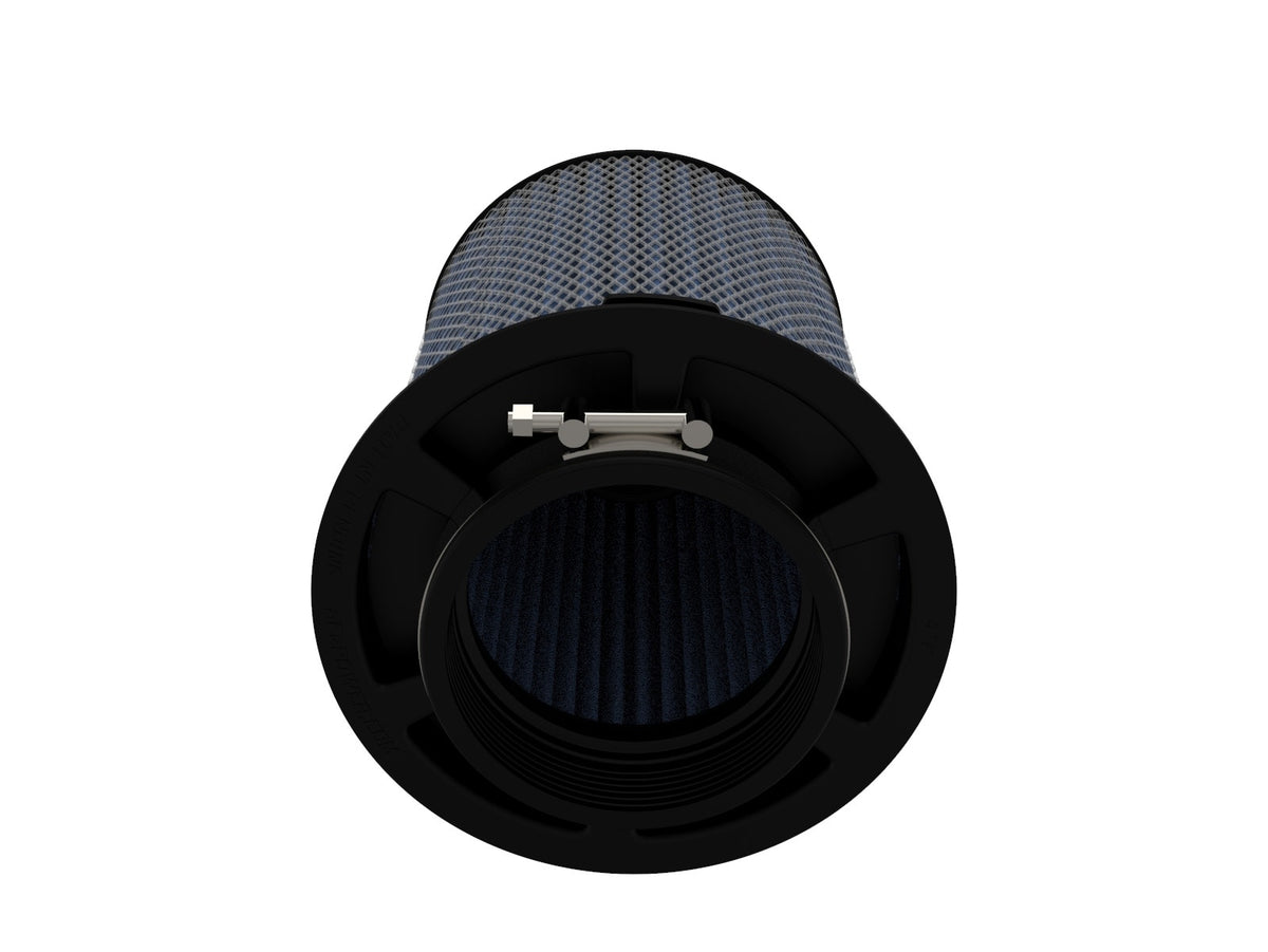 aFe Magnum Flow Pro 5R Air Filter 4in. Flange ID x 6-1/2in. Base x 6-1/2in. Top x 8 in. Height - 24-91153