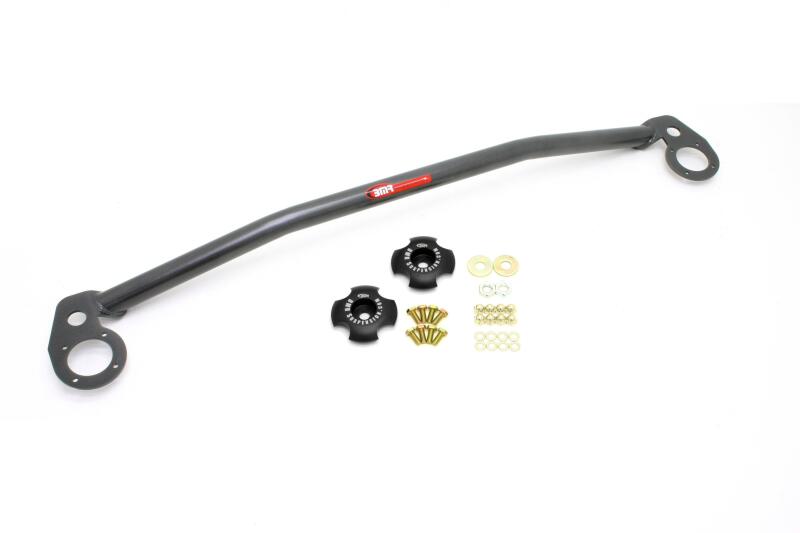 BMR 2010 5th Gen Camaro Front 2-Point Strut Tower Brace - Black Hammertone - STB013H