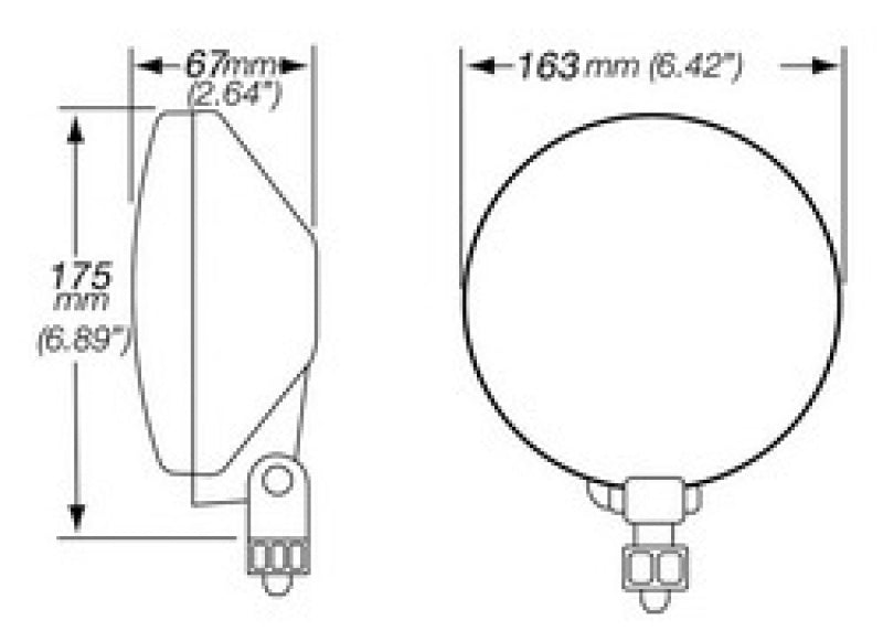 Hella 500 Series 12V Black Magic Halogen Driving Lamp Kit - 005750991