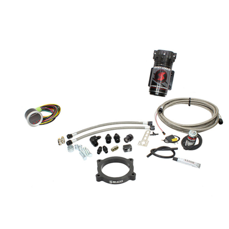 Snow Performance 16-17 Camaro Stg 2 Bst Cooler F/I Water Injection Kit (SS Brded Line/4AN) w/o Tank - SNO-2161-BRD-T for 2016
