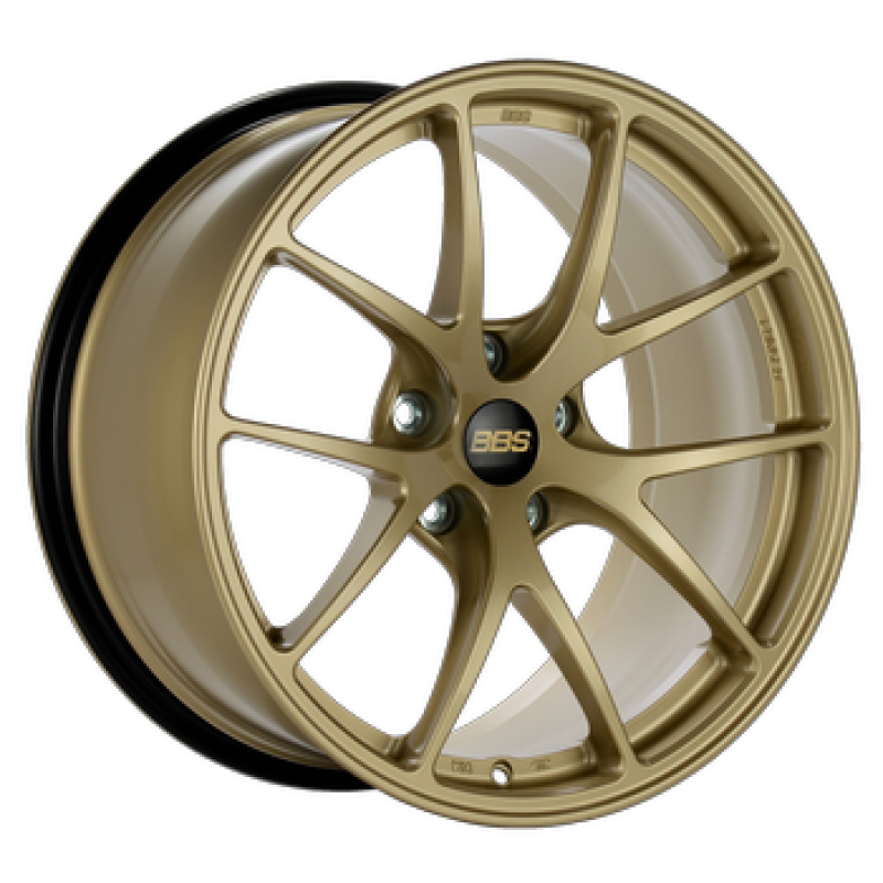 BBS RI-A 19x12 5x130 ET61 CB71.6 Gold Wheel -82mm PFS/Clip Required - RIA058GL