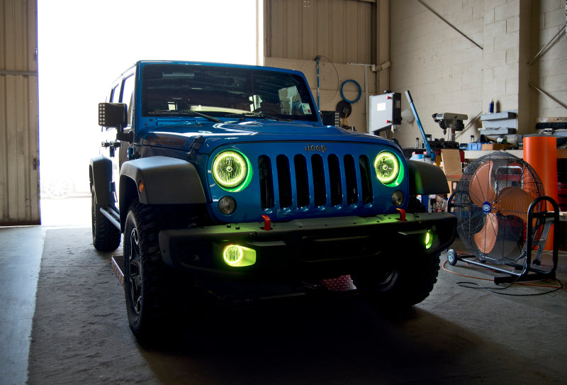 Oracle 07-16 Jeep Wrangler JK SMD HL - ColorSHIFT w/ BC1 Controller SEE WARRANTY - 7079-335