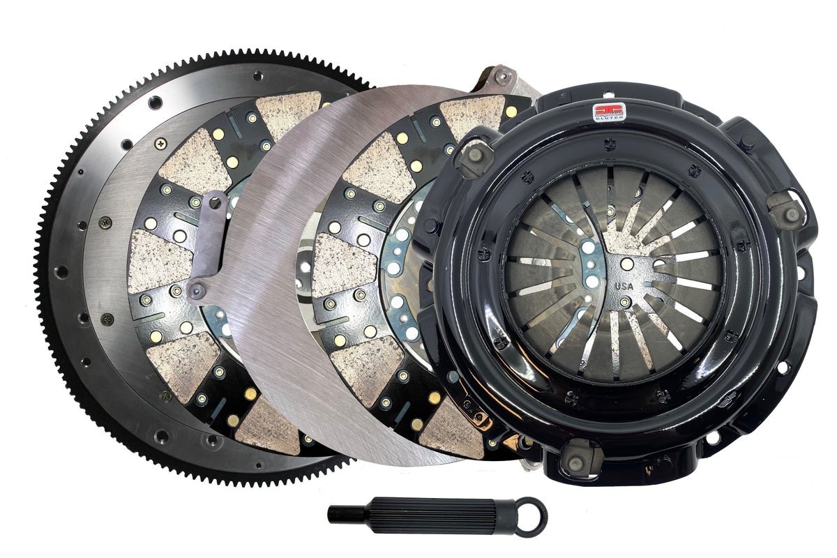 Competition Clutch Nissan 400Z 245mm Twin Disc Street/Track Clutch Kit w/ Aluminum Flywheel - 2456075-2M