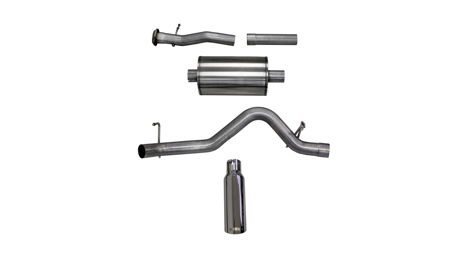 Corsa 2015-2016 Chevy Colorado 3.6L V6 Cat-Back Exhaust 4in SS Db Tip Single Side Exit - 24744