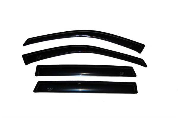 AVS 01-06 Hyundai Santa Fe Ventvisor Outside Mount Window Deflectors 4pc - Smoke - 94413 for 2001-2006 Hyundai Santa Fe - fro