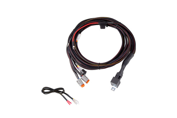 Diode Dynamics Heavy Duty Dual Output 3-way 4-pin Wiring Harness - DD4093 by Diode Dynamics - front view