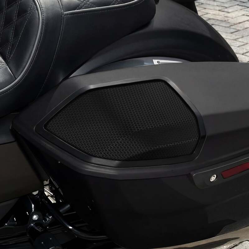 DS18 Harley-Davidson 2024 Speaker Bag Conversion Kit 6x9 Cut Outs Grilles & Harnesses Included - RY-HD69SBU.24 - angle view