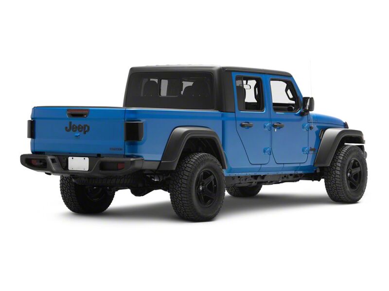 Raxiom 20-26 Jeep Gladiator JT Low Profile LED Tail Lights- Black Housing- Smoked Lens - JG27784 - close-up view 3
