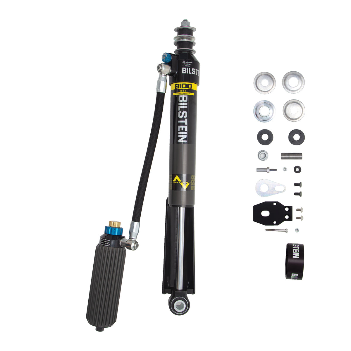 Bilstein 2022+ Toyota Tundra 4WD B8 8100 Black Hawk 3-Way Adj. Shock Absorber - Rear Right - 25-352016