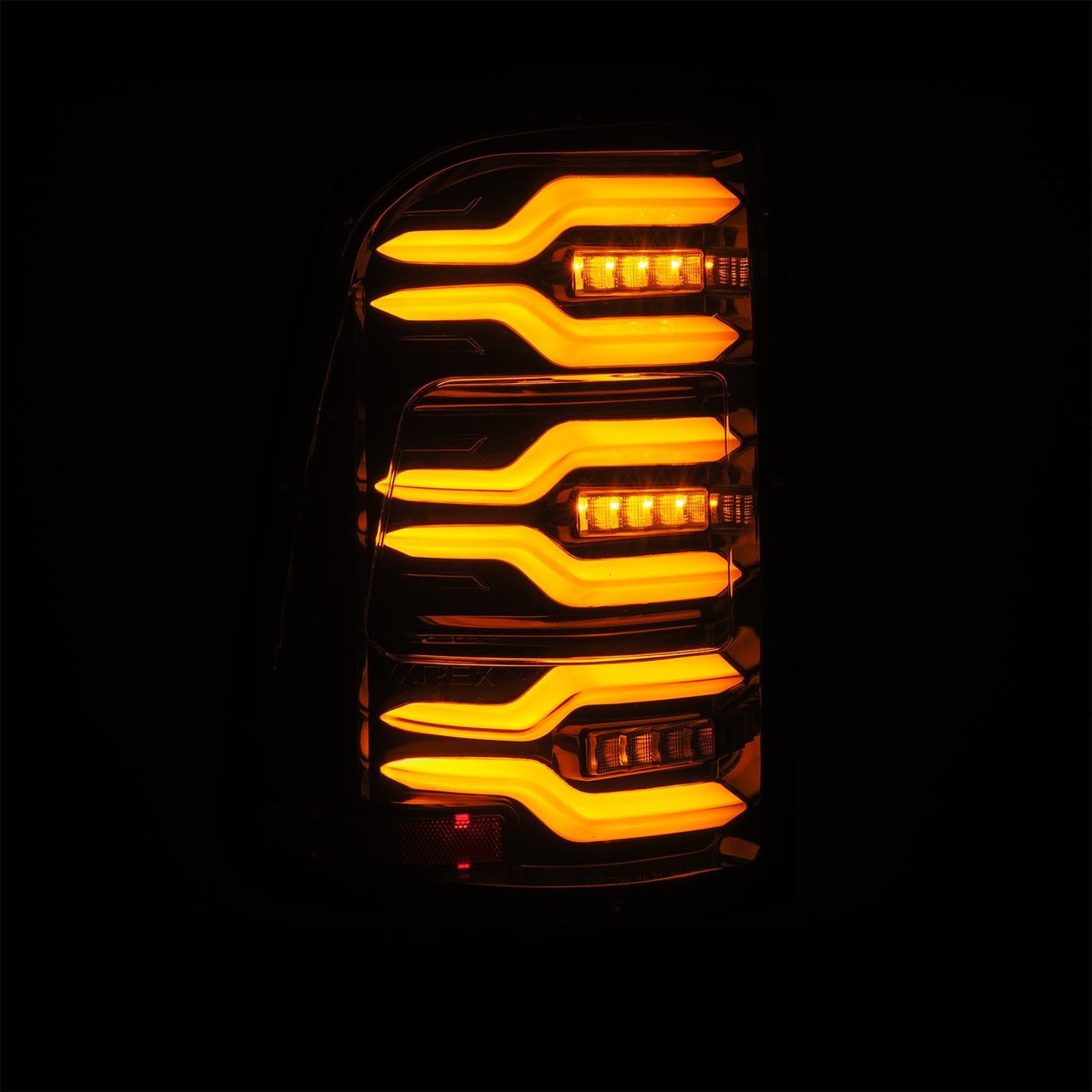 Alpharex 2025 Dodge Ram 1500 Luxx-Series LED Tail Lights - Black - 640042 for 2025 Dodge Ram 1500 - installed view