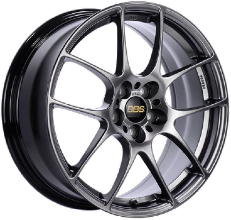 BBS RF - 17x7 / 4x100 / ET 38 (70mm PFS Required) - Diamond Black - RF531DB by BBS
