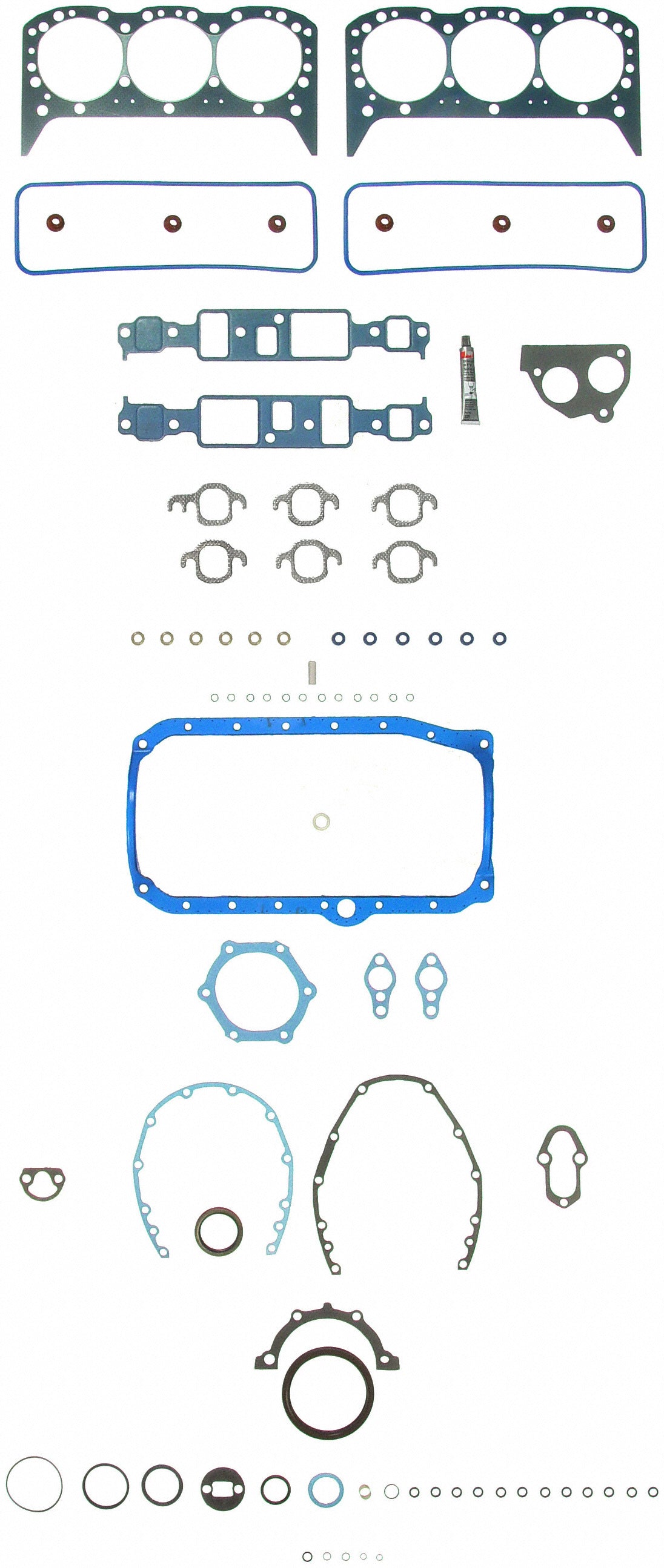 Fel-Pro Chevrolet C1500 260-1729 Engine Gasket Set - 2601729 for 1994-1995 Chevrolet C1500 - front view
