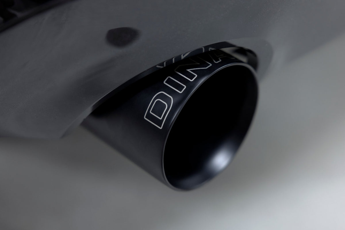 Dinan - Valved Axle-Back Exhaust - 2019-2024 BMW 330i/430i - D660-0091-BLK