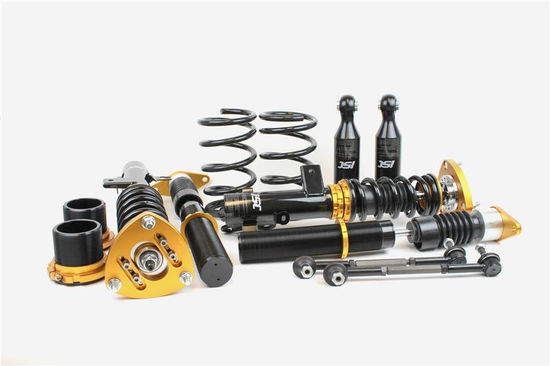 ISC 14-17 Mazda 3 N1 Coilovers - Track - M124-T for 2014-2017 Mazda 3 - front view