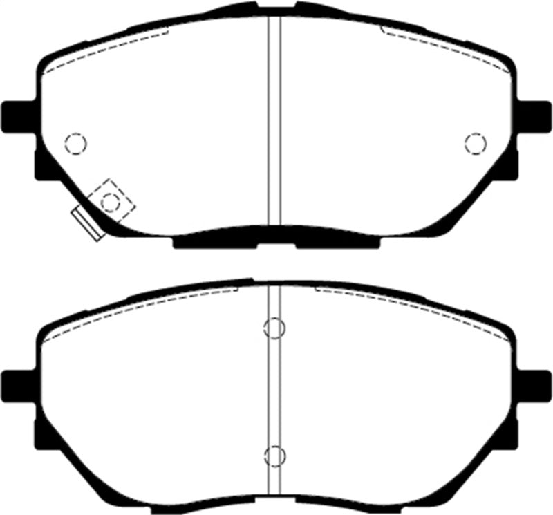 EBC 2017+ Toyota C-HR 2.0L Greenstuff Front Brake Pads - DP22368