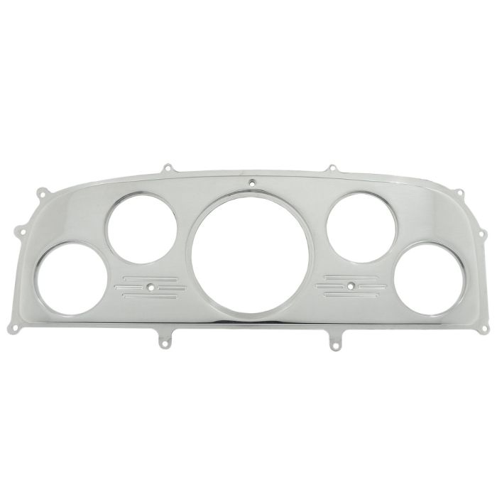 AutoMeter Mounting Sol. 1959 Ford Galaxie Billet Panel/Gauge Kit - 3-3/8in. (x1) & 2-1/16in. (x4) - 2969