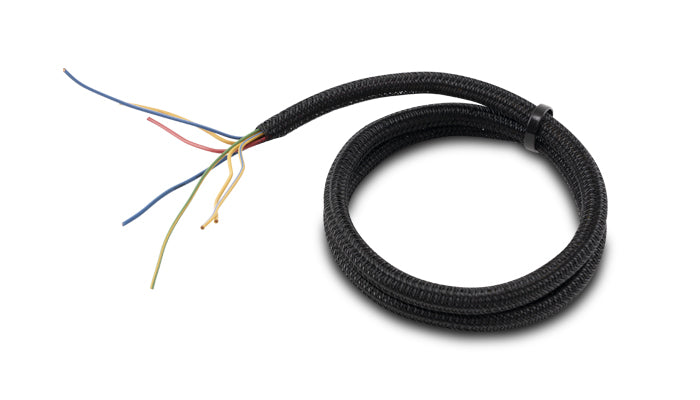 Vibrant 1/2in O.D. Flexible Split Sleeving (10 foot length) Black - 25801