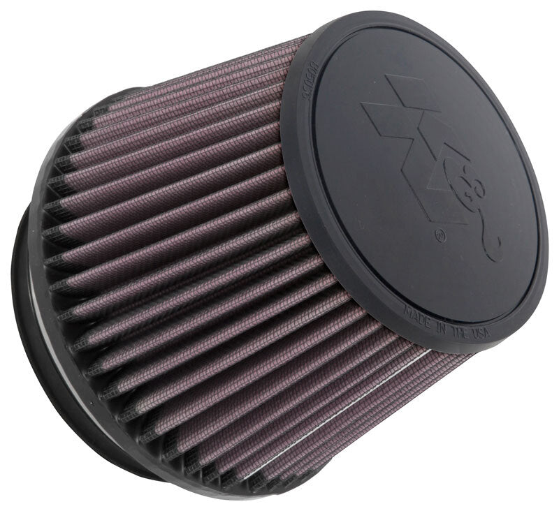 K&amp;N Universal Clamp-On Air Filter 3-15/16in FLG / 5-1/2in B / 4-1/2in T / 4-7/16in H - RU-5059