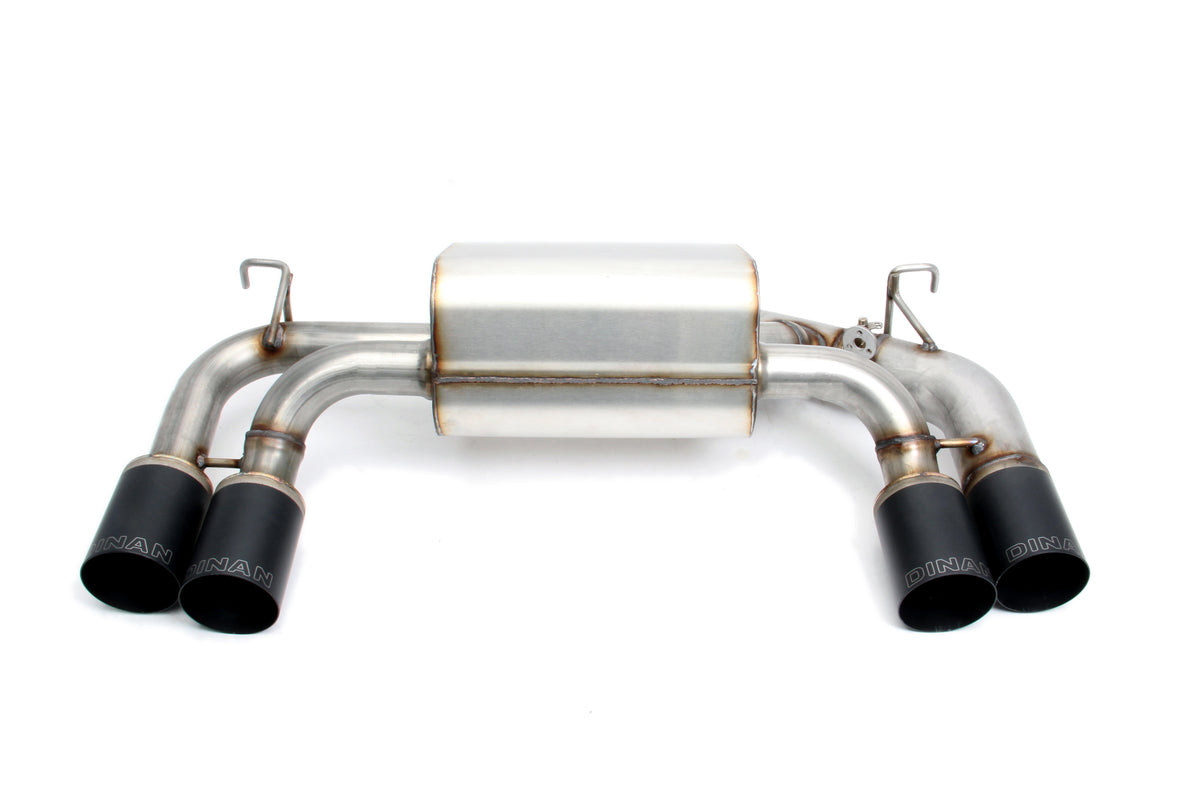 Dinan - Free Flow Axle-Back Exhaust - 2016-2018 BMW M2 - D660-0056-BLK