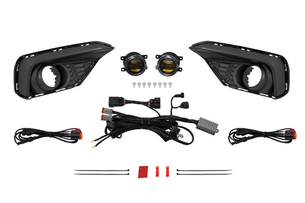 Diode Dynamics 2024 Ford Mustang EcoBoost Elite Series Add-On Fog Lamp Kit  Yellow - DD7960 for 2024-2026 Ford Mustang - fron