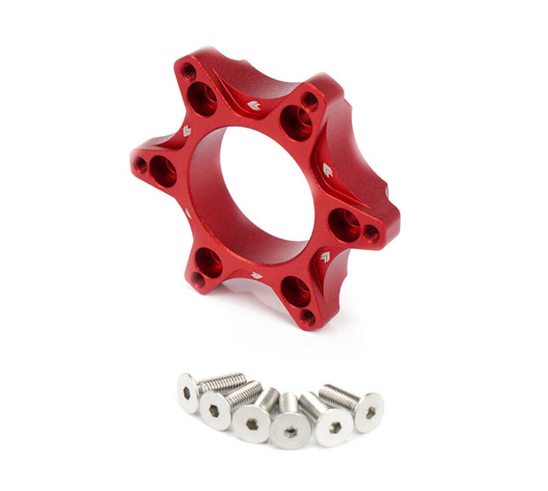 NRG Gaming Logitech Steering Short Hub - Red - SRK-LOTH-RD - close-up view