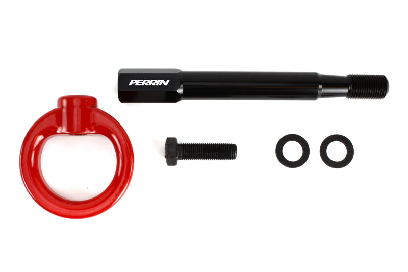 PERRIN 25-26 Subaru Forester (Base/Ltd-Prem-Sport-Touring Incl. Hybrid/Wldrns) FR Tow Hook Kit - Red - PSP-BDY-238RD
