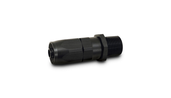 Vibrant -8AN Male NPT Straight Hose End Fitting - 1/2 NPT - 26005