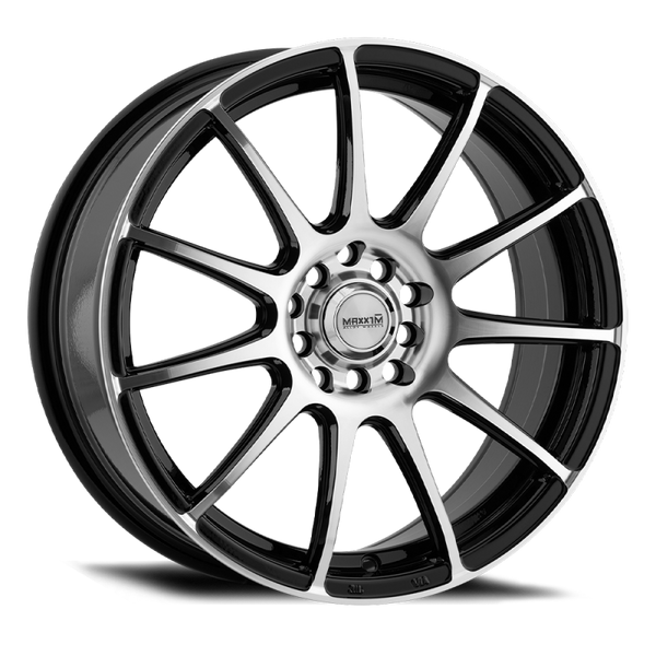 Maxxim Champ 16x7 10x100/114.3 ET40 Machined Face / Gloss Black - CP67T0440M by Konig