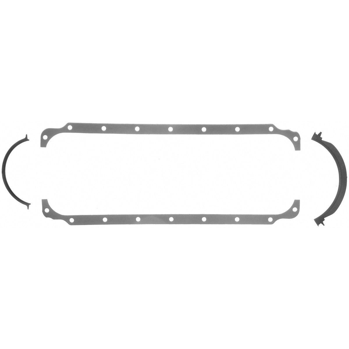 Fel-Pro Ford Fiesta 1807 Engine Oil Pan Gasket Set Rubber-coated fiber - front view