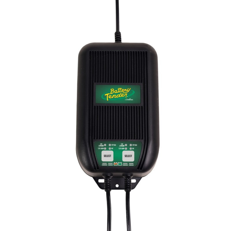 Battery Tender 2 Bank 6 Amp On-Board Marine Battery Charger - 022-1002-DL-WH