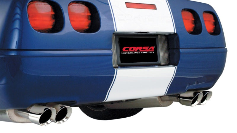 Corsa 96-96 Chevrolet Corvette C4 5.7L V8 LT4 Polished Sport Cat-Back Exhaust - 14118