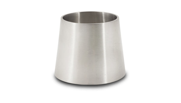 Vibrant 3in x 4in T304 Stainless Seel Straight (Concentric) Reducer - 2632