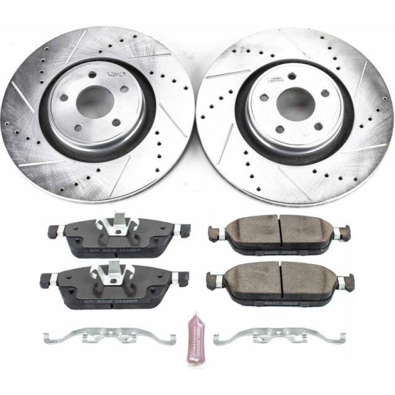 Power Stop 15-18 Ford Focus ST Front Z23 Evolution Sport Brake Kit - K7147