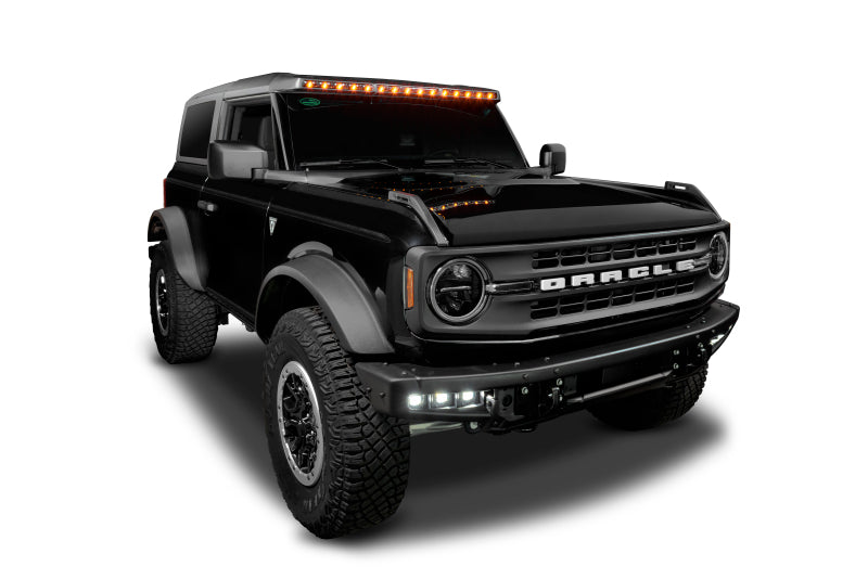 Oracle 2021+ Ford Bronco Integrated Windshield Roof LED Light Bar System SEE WARRANTY - 5888-023-MF