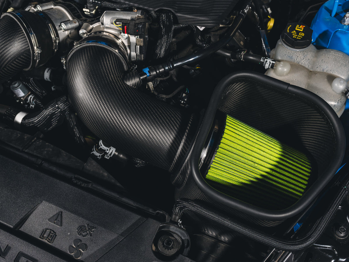AWE 24-26 Ford S650 Mustang GT/Dark Horse S-FLO Carbon Intake - 2660-15650 for 2024-2026 Ford Mustang - package contents