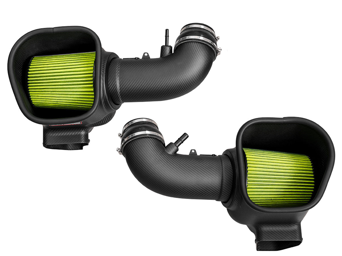 AWE 24-26 Ford S650 Mustang GT/Dark Horse S-FLO Carbon Intake - 2660-15650 for 2024-2026 Ford Mustang - detail view